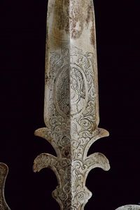 Alabarda incisa in stile del XVII secolo  - Asta La Collezione di Armi Antiche di un Gentiluomo Californiano - Associazione Nazionale - Case d'Asta italiane