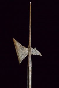 Alabarda incisa in stile del XVI secolo  - Asta La Collezione di Armi Antiche di un Gentiluomo Californiano - Associazione Nazionale - Case d'Asta italiane