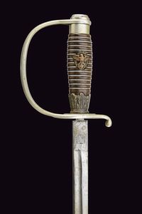 Sciabola da sottufficiale polizia  - Asta La Collezione di Armi Antiche di un Gentiluomo Californiano - Associazione Nazionale - Case d'Asta italiane