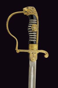 Sciabola da ufficiale dell'esercito  - Asta La Collezione di Armi Antiche di un Gentiluomo Californiano - Associazione Nazionale - Case d'Asta italiane