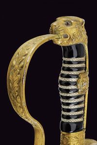 Sciabola da ufficiale dell'esercito  - Asta La Collezione di Armi Antiche di un Gentiluomo Californiano - Associazione Nazionale - Case d'Asta italiane