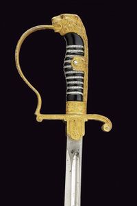 Sciabola da ufficiale dell'esercito  - Asta La Collezione di Armi Antiche di un Gentiluomo Californiano - Associazione Nazionale - Case d'Asta italiane