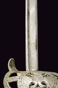 Sciabola da ufficiale  - Asta La Collezione di Armi Antiche di un Gentiluomo Californiano - Associazione Nazionale - Case d'Asta italiane