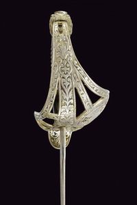 Sciabola da ufficiale  - Asta La Collezione di Armi Antiche di un Gentiluomo Californiano - Associazione Nazionale - Case d'Asta italiane