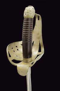 Sciabola da ufficiale  - Asta La Collezione di Armi Antiche di un Gentiluomo Californiano - Associazione Nazionale - Case d'Asta italiane