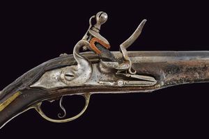 Pistola a pietra focaia  - Asta La Collezione di Armi Antiche di un Gentiluomo Californiano - Associazione Nazionale - Case d'Asta italiane