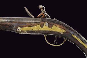 Pistola a pietra focaia  - Asta La Collezione di Armi Antiche di un Gentiluomo Californiano - Associazione Nazionale - Case d'Asta italiane