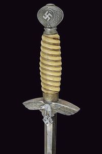 Pugnale da ufficiale di aviazione 2 modello (replica)  - Asta La Collezione di Armi Antiche di un Gentiluomo Californiano - Associazione Nazionale - Case d'Asta italiane