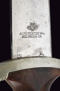 Daga delle SA Mod. 1933  - Asta La Collezione di Armi Antiche di un Gentiluomo Californiano - Associazione Nazionale - Case d'Asta italiane