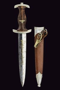 Daga delle SA Mod. 1933  - Asta La Collezione di Armi Antiche di un Gentiluomo Californiano - Associazione Nazionale - Case d'Asta italiane