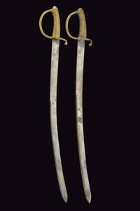 Lotto di due sabre briquet (repliche)  - Asta La Collezione di Armi Antiche di un Gentiluomo Californiano - Associazione Nazionale - Case d'Asta italiane