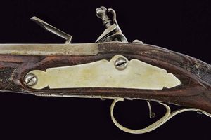 Pistola a pietra focaia  - Asta La Collezione di Armi Antiche di un Gentiluomo Californiano - Associazione Nazionale - Case d'Asta italiane