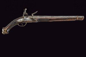 Pistola a pietra focaia  - Asta La Collezione di Armi Antiche di un Gentiluomo Californiano - Associazione Nazionale - Case d'Asta italiane