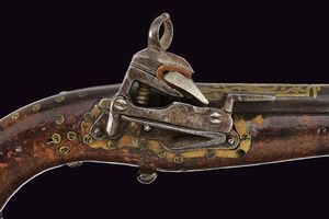 Pistola alla micheletta  - Asta La Collezione di Armi Antiche di un Gentiluomo Californiano - Associazione Nazionale - Case d'Asta italiane