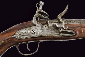 Pistola a pietra focaia  - Asta La Collezione di Armi Antiche di un Gentiluomo Californiano - Associazione Nazionale - Case d'Asta italiane