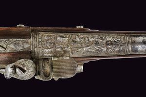 Pistola a pietra focaia  - Asta La Collezione di Armi Antiche di un Gentiluomo Californiano - Associazione Nazionale - Case d'Asta italiane