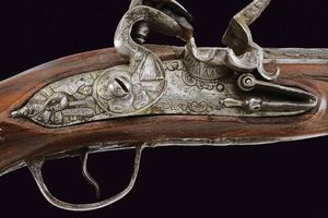 Pistola a pietra focaia  - Asta La Collezione di Armi Antiche di un Gentiluomo Californiano - Associazione Nazionale - Case d'Asta italiane