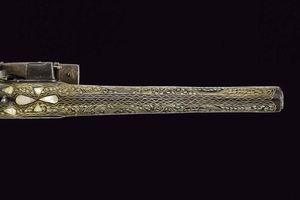 Pistola a pietra focaia  - Asta La Collezione di Armi Antiche di un Gentiluomo Californiano - Associazione Nazionale - Case d'Asta italiane