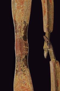 Raro arco dipinto a mano  - Asta La Collezione di Armi Antiche di un Gentiluomo Californiano - Associazione Nazionale - Case d'Asta italiane