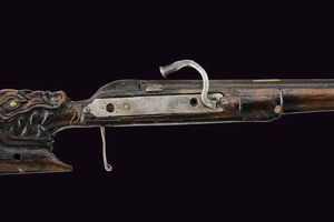 Carabina a miccia composita  - Asta La Collezione di Armi Antiche di un Gentiluomo Californiano - Associazione Nazionale - Case d'Asta italiane