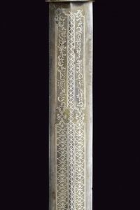 Qama con decorazioni in argento  - Asta La Collezione di Armi Antiche di un Gentiluomo Californiano - Associazione Nazionale - Case d'Asta italiane