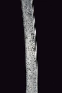 Yatagan con impugnatura in argento  - Asta La Collezione di Armi Antiche di un Gentiluomo Californiano - Associazione Nazionale - Case d'Asta italiane