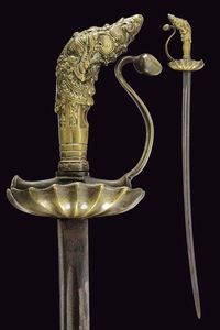 Interessante sciabola  - Asta La Collezione di Armi Antiche di un Gentiluomo Californiano - Associazione Nazionale - Case d'Asta italiane