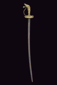 Interessante sciabola  - Asta La Collezione di Armi Antiche di un Gentiluomo Californiano - Associazione Nazionale - Case d'Asta italiane