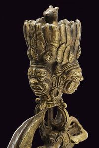 Interessante phurbu con kartika  - Asta La Collezione di Armi Antiche di un Gentiluomo Californiano - Associazione Nazionale - Case d'Asta italiane