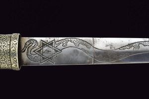 Lungo pugnale  - Asta La Collezione di Armi Antiche di un Gentiluomo Californiano - Associazione Nazionale - Case d'Asta italiane