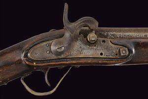 Fucile a luminello convertito ad uso civile  - Asta La Collezione di Armi Antiche di un Gentiluomo Californiano - Associazione Nazionale - Case d'Asta italiane