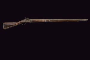 Fucile a luminello convertito ad uso civile  - Asta La Collezione di Armi Antiche di un Gentiluomo Californiano - Associazione Nazionale - Case d'Asta italiane