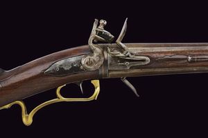 Fucile Wender a pietra focaia  - Asta La Collezione di Armi Antiche di un Gentiluomo Californiano - Associazione Nazionale - Case d'Asta italiane