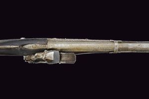 Bel fucile a pietra focaia di Barbuti  - Asta La Collezione di Armi Antiche di un Gentiluomo Californiano - Associazione Nazionale - Case d'Asta italiane