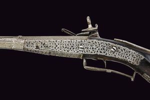 Bel fucile a pietra focaia di Barbuti  - Asta La Collezione di Armi Antiche di un Gentiluomo Californiano - Associazione Nazionale - Case d'Asta italiane