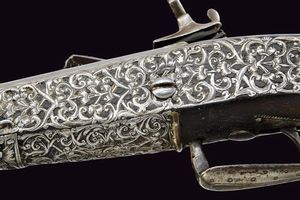 Bel fucile a pietra focaia di Barbuti  - Asta La Collezione di Armi Antiche di un Gentiluomo Californiano - Associazione Nazionale - Case d'Asta italiane