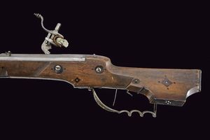 Fucile da caccia a pietra focaia proveniente da Schloss Dyck  - Asta La Collezione di Armi Antiche di un Gentiluomo Californiano - Associazione Nazionale - Case d'Asta italiane