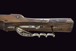 Fucile da caccia a pietra focaia proveniente da Schloss Dyck  - Asta La Collezione di Armi Antiche di un Gentiluomo Californiano - Associazione Nazionale - Case d'Asta italiane