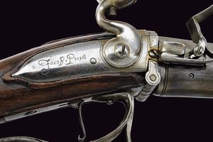 Rarissimo fucile a pietra focaia a retrocarica di Jacob Perret  - Asta La Collezione di Armi Antiche di un Gentiluomo Californiano - Associazione Nazionale - Case d'Asta italiane