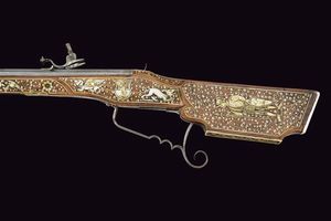 Fucile composito a ruota  - Asta La Collezione di Armi Antiche di un Gentiluomo Californiano - Associazione Nazionale - Case d'Asta italiane