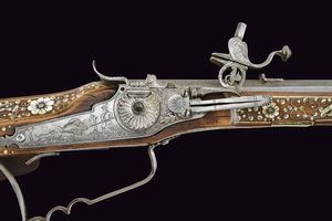 Fucile composito a ruota  - Asta La Collezione di Armi Antiche di un Gentiluomo Californiano - Associazione Nazionale - Case d'Asta italiane