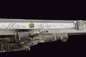 Fucile a ruota di Michael Gull  - Asta La Collezione di Armi Antiche di un Gentiluomo Californiano - Associazione Nazionale - Case d'Asta italiane