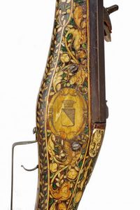 Importante moschetto a ruota di propriet nobile  - Asta La Collezione di Armi Antiche di un Gentiluomo Californiano - Associazione Nazionale - Case d'Asta italiane