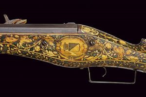 Importante moschetto a ruota di propriet nobile  - Asta La Collezione di Armi Antiche di un Gentiluomo Californiano - Associazione Nazionale - Case d'Asta italiane