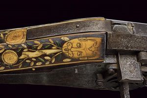 Importante moschetto a ruota di propriet nobile  - Asta La Collezione di Armi Antiche di un Gentiluomo Californiano - Associazione Nazionale - Case d'Asta italiane