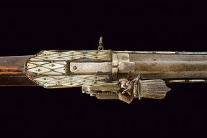 Importante tufenk del tipo Boyliya alla micheletta  - Asta La Collezione di Armi Antiche di un Gentiluomo Californiano - Associazione Nazionale - Case d'Asta italiane