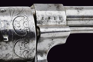 Bel revolver a spillo  - Asta La Collezione di Armi Antiche di un Gentiluomo Californiano - Associazione Nazionale - Case d'Asta italiane