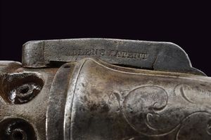 Pepperbox revolver a luminello di Allen & Thurber  - Asta La Collezione di Armi Antiche di un Gentiluomo Californiano - Associazione Nazionale - Case d'Asta italiane