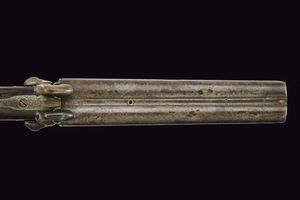 Pistola a spillo a due canne  - Asta La Collezione di Armi Antiche di un Gentiluomo Californiano - Associazione Nazionale - Case d'Asta italiane