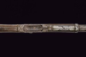 Interessante carabina corta tipo Martini con decorazioni in argento  - Asta La Collezione di Armi Antiche di un Gentiluomo Californiano - Associazione Nazionale - Case d'Asta italiane